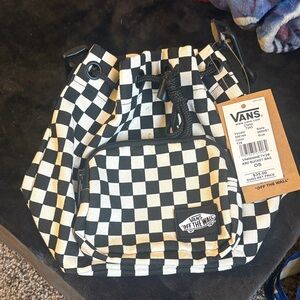 Vans Black & White Checkered Bucket Bag
